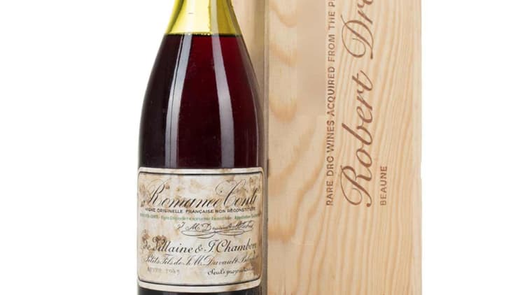 1945 Romanée-Conti auctioned for $812,500