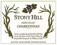 Etiquette Santa-Helena Stony Hill - Chardonnay