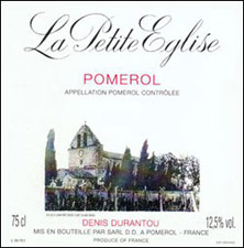 Etiquette La Petite Eglise 1986