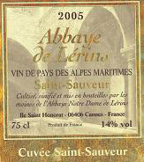 Etiquette Vin de Pays de M�diterran�e L�rins-