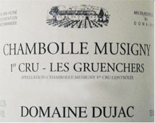 Etiquette Chambolle-Musigny 1er Cru