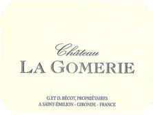 Etiquette Ch�teau La Gomerie 1995