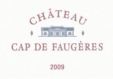 Etiquette Ch�teau Cap de Faug�res 1989