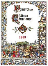 Etiquette Ch�teau Cantelauze 1995