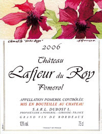 Etiquette Lafleur du Roy 1975