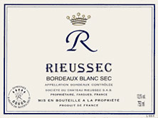 Etiquette R de Rieussec 1984