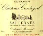 Etiquette Cantegril