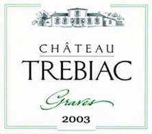 Etiquette Ch�teau  Tr�biac 2000