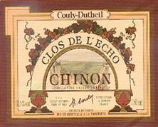 Etiquette Chinon Clos de l'Echo