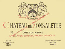 Etiquette C�tes du Rh�ne Fonsalette - Cuv�e Syrah