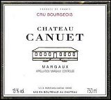 Etiquette Ch�teau Canuet 1979