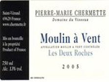 Etiquette Moulin � Vent Les Deux Roches