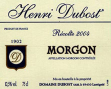 Etiquette Morgon Ballofi�re