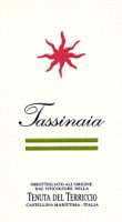 Etiquette Toscane Tassinaia Castello del Terriccio 1998