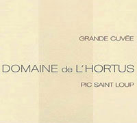 Etiquette Coteaux du Languedoc Pic Saint Loup L'Hortus Grande Cuv�e Famille Orliac 1996