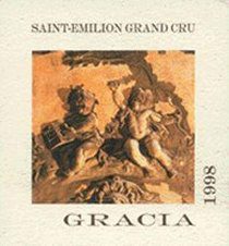 Etiquette Ch�teau Gracia 1998