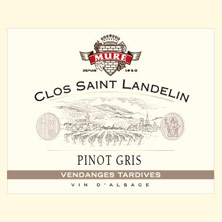 Etiquette Pinot Gris S�lection de Grains NoblesClos Saint-Landelin Vorbourg