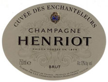 Etiquette Henriot Cuv�e des Enchanteleurs 1989