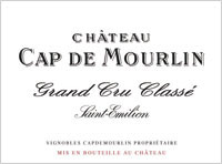 Etiquette Ch�teau Cap de Mourlin 1928