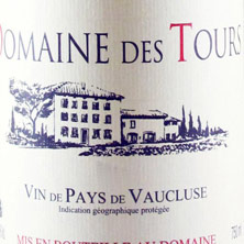 IGP Pays du Vaucluse (Vin de Pays du Vaucluse) Domaine des Tours