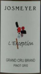 Pinot Gris Brand L'Exception Josmeyer (Domaine)