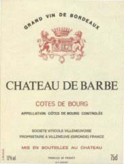 Etiquette Barbe
