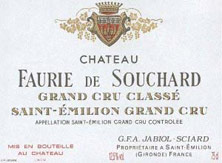 Etiquette Ch�teau Faurie de Souchard 1947