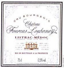 Etiquette Ch�teau Fourcas Loubaney 1978
