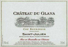 Etiquette Ch�teau du Glana 1929