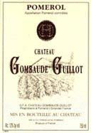 Etiquette Ch�teau Gombaude Guillot 1969