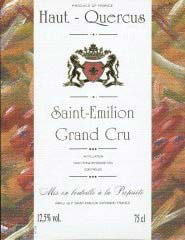 Etiquette Ch�teau Haut-Quercus 1978