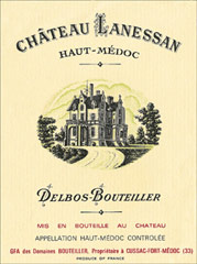 Etiquette Ch�teau Lanessan 1919