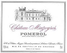 Etiquette Ch�teau Mazeyres 1958