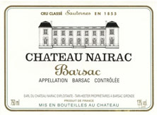 Etiquette Ch�teau Nairac 1945