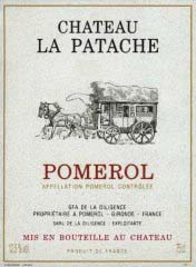 Etiquette Ch�teau la Patache 1955
