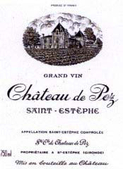 Etiquette Ch�teau de Pez 1945