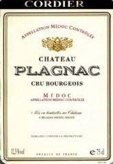 Etiquette Ch�teau Plagnac 1978