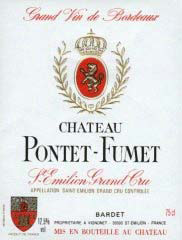 Etiquette Ch�teau Pontet-Fumet 1973