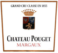 Etiquette Ch�teau Pouget 1966