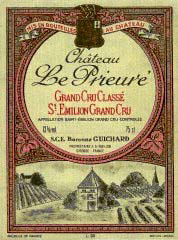 Etiquette Ch�teau le Prieur� 1971