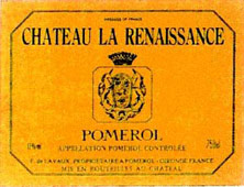 Etiquette Ch�teau la Renaissance 1978