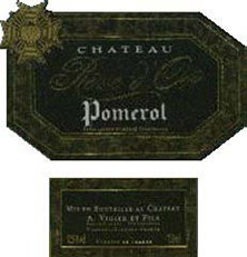 Etiquette Ch�teau R�ve d'Or 1954
