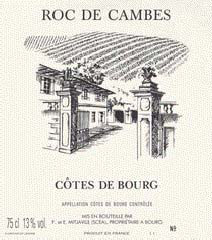 Etiquette Roc de Cambes 1988