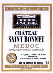 Etiquette Saint-Bonnet