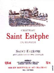 Etiquette Ch�teau Saint-Est�phe 1978