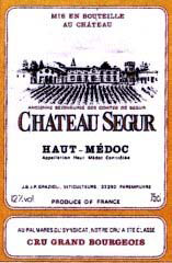 Etiquette Ch�teau S�gur 1964