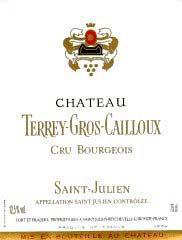 Etiquette Ch�teau Terrey Gros Cailloux 1970
