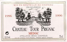 Etiquette Ch�teau Tour Prignac 1978