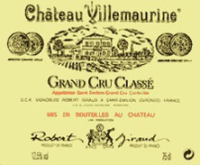 Etiquette Ch�teau Villemaurine 1928