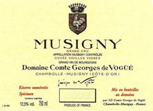 Etiquette Musigny Grand Cru